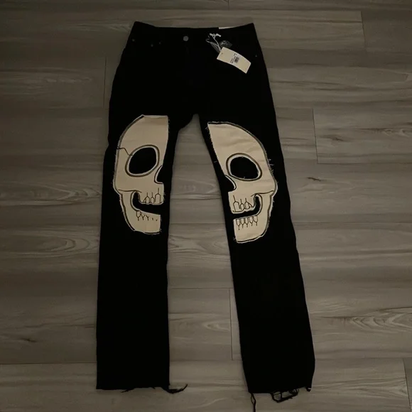MNML | Jeans | Mnml Skeleton Jeans | Poshmark